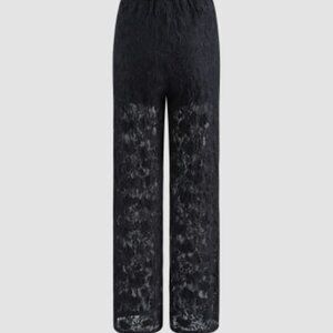 NWT Cider Floral Mesh Pants (L)